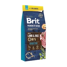 Brit Premium By Nature Sensitive Kuzu Etli Ve Pirinçli Yetişkin Köpek Maması 15 Kg + 3 Kg Hediyeli