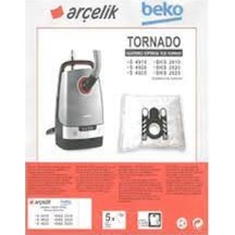Arçelik Uyumlu Kangru Ve Tornado - Süpürge Toz Torbası10Lu