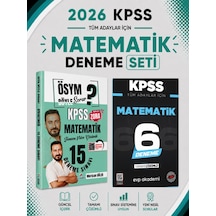 Dizgi 2026 Kpss Matematik Deneme & Kpss Matematik 6 Deneme Evp Akademi Seti
