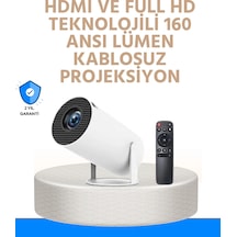 Mey İthalat Kablosuz Ve Kablolu Bağlantı Seçenekli Ev Tipi Projeksiyon