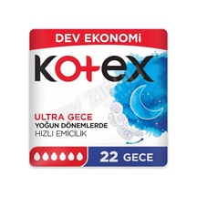 4 Adet Kotex Ultra Dev Eko Gece 22'li