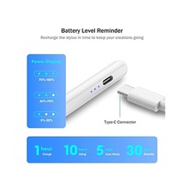 Cisteen İpad İçin Kalem 2022-2018 , Led Göstergeli, Eğim Sensörü Avuç İçi Reddetme Kalemi Apple İpad 10/9/8/7/6. Nesil, İpad Air 5./4./3. Nesil, İpad Pro 11 Ve 12.9", İpad Mini 6/5