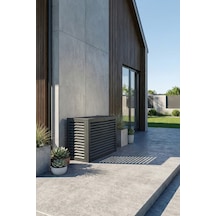 Klima Motoru/dış Ünite Gizleme/koruma Kafesi S 9000 Btu - 18000 Btu 98x50x70 H Alüminyum Açısız Condor Antrasit