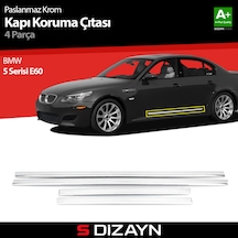 S-dizayn Bmw 5 Serisi E60 Kapı Koruma Çıtası Krom 2005-2010