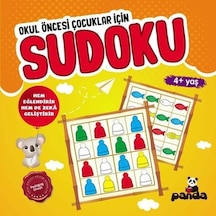 Sudoku 4 Yaş - Okul Öncesi Çocuklar İçin- Panda