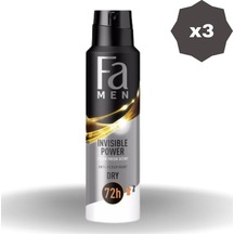 Deo Invısıble Men 150 Ml - 3 Adet