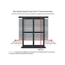 Çift Mekanizmalı Açık Gri Çizgili Desenli Tül Ve Beyaz Mat Stor Perde 150 X 260 Gri 77500-v8-p1090 Çok Renkli