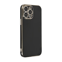 Apple iPhone Uyumlu  14 Pro Kılıf Volet Silikon -  Siyah