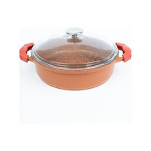 Masterchef Aluminyum Döküm K.yarık Tencere 24 Cm Turuncu