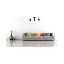 Riolight Led Spot,led Avize Siyah Gövde 3xgu10 Duylu 5w 2700k 360