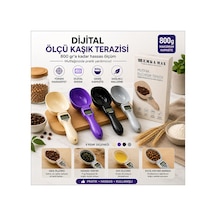 Dijital Ölçü Kaşığı - Terazili - 800 Gr Ölçme Kapasitesi Çok Renkli