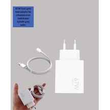 Gld-spt- Güvenli Ve Hızlı Şarj İçin 67w Turbo Adaptör Type-c Kablo İle