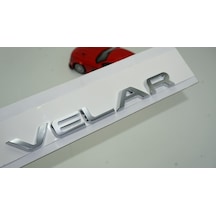 Land Rover Range Rover Velar Bagaj Gri Abs Logo Amblem