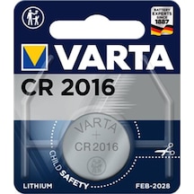 Varta Cr 2016 3 Volt Lityum Tekli Pil