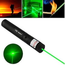 Green Laser Pointer Şarjlı Güçlü Yeşil Lazer Metal Kasa