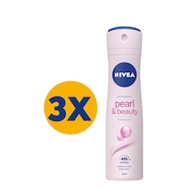 Nivea Pearl & Beauty Kadın Sprey Deodorant 3 x 150 ML