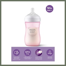 Bezos Doğal Tepkili Natural Response Pp Biberon 260 Ml 1+ Ay Pembe Renk: Pembe Bezos1