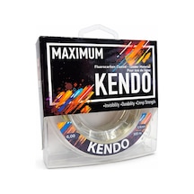 Kendo Maximum 300 Mt Fluorocarbon Coaten Şampanya Makara Misine 0,18 Mm