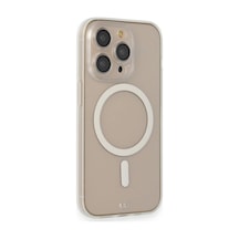 Apple iPhone Uyumlu , 14 Pro Kılıf Grand Magneticsafe Kapak - Şeffaf