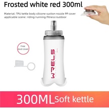 Wrels Su Şişesi Katlanır Yumuşak Şişe Spor Katlanabilir Koşu Kamp Yürüyüş Red 300ml Red 300ml
