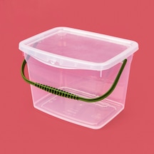 Life Q-box Saplı Saklama Kabı - Şeffaf - 4 Lt Çok Renkli