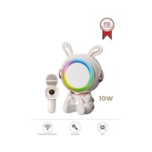 Torima KIDMIC-05 Rgb Tavşan Figürlü Mikrofonlu Karaoke Bluetooth Hoparlör