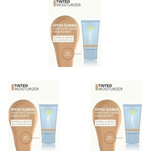 Sun Lovers Nemlendirici Etkili & Doğal Bitişli Renkli Güneş Koruyucu Spf50-007 Warm 3 Paketi 0