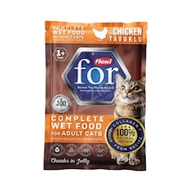Flexi For Pouch Tavuklu Yetişkin Kedi Yaş Maması 85 Gr