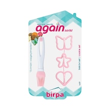 Again Kurabiye Kalıbı & Silikon Yumurta Fırçası Seti