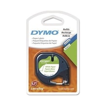 Dymo 721510 59421 Şerit Letratag Kağıt 12 MM x 4 M Beyaz