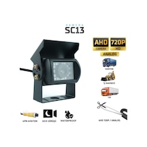 Sentinel Araç Kamera 4 Pin Aviation Soket Kamyon İş Makinası Ahd 720p Analog Gece Görüşlü