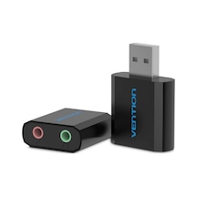 Vention USB 2.0 Ses Kartı Siyah