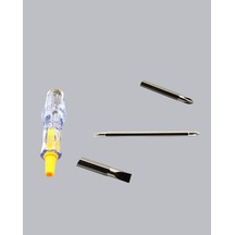 Hnrlıshp Neon Lambalı Elektrik Kontrol Kalemi Nikel Kaplama 110-220v