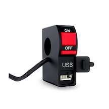 Motosiklet Telefon Usb Şarj Aç Kapa Düğmesi