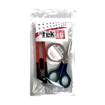 Tek-iş Maket Bıçağı , Izole Bant , Makas Seti 3 Parça