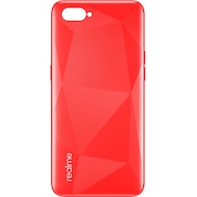Realme C2 Arka Pil Batarya Kapağı RMX1941 RMX1945 Kırmızı