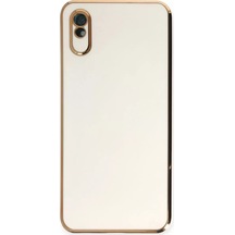 Newface Xiaomi Redmi 9a Kılıf Volet Silikon - Beyaz