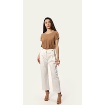 Keten Pantolon Beyaz 001
