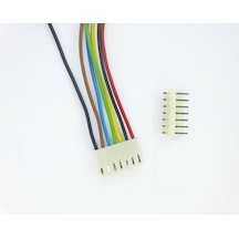 Sanec 3,96mm 7 Pin Kablolu Konnektör Takım 30cm - 1,00mm - Çift Taraflı