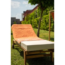 Menderes Home Cotton Collection Bukle Plaj Havlusu Çark Orange