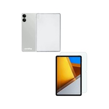 Poco Pad / Redmi Pad Pro 12.1 Kılıf Şeffaf Dayanıklı Silikon Kılıf + Ekran Koruyucu Set