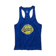 Bluu Barbell Fitness Gym Tank Top Sporcu Atleti Saks Mavi (528419629)