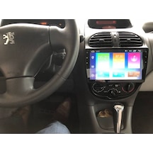 Peugeot 206 10.1 Full Touch Android 10+4 Çekirdek İşlemci+ 2Gb Ra