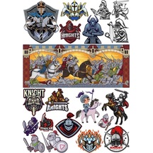Şövalyeler Sticker Set 6 20 Parça Telefon, Tablet, Defter, Laptop Sticker