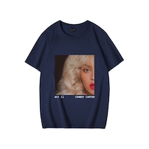 Flood Of Style Vintage Stil Beyoncé Act Iı Kovboy Kız Albümü T Shirt Erkek Kadın Yüksek Kaliteli Streetwear Lacivert