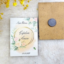 Ahşap Nikah Buzdolabı Magnet Nikah Hediyelikleri 6(30 Adet)