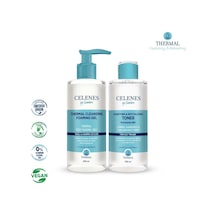 Celenes Yağlı ve Karma Ciltler için Yüz Temizleme Jeli 250 ML + Tonik 200 ML
