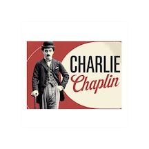 Charlie Chaplin Poster Tasarım Ahşap Tablo