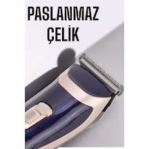 Profesyonel Şarjlı Saç Ve Sakal Traş Makinesi Kolay Kullanım 5 Dk Hızlı Şarj