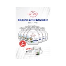 Hacı Şakir 7 Al 6 Öde Hindistan Cevizi Sütlü Sıvı El Sabunu 300 Ml Ve Rosıe